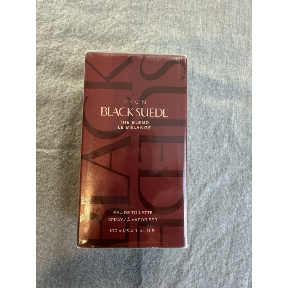 Avon Black Suede THE BLEND Eau De Toilette Spray, NIB, 3.4 fl. oz